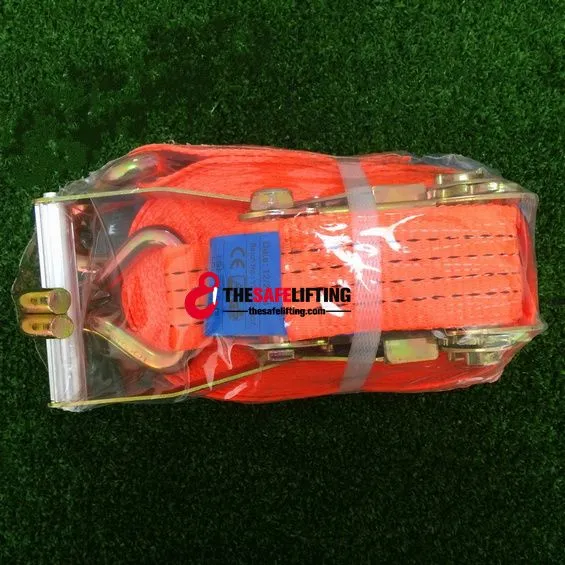 50mm x 5T Ratchet Tie Down With Double J Hooks photo-4