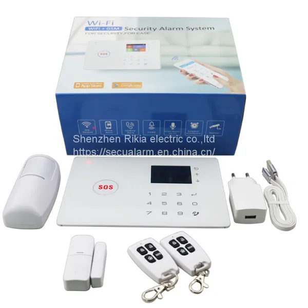 Foreign Trade Selling GSM+WIFI Wireless Alarm/alarm(wechat:13510231336) photo-2