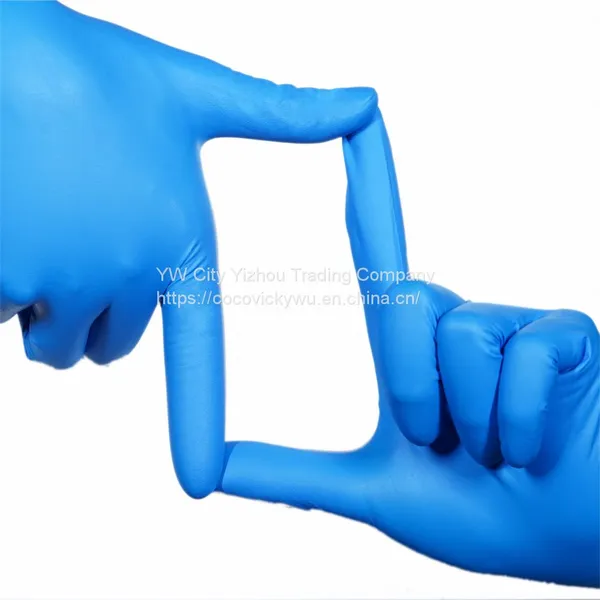 Gymda Medical Nitrile Glove Hand Nitrile Disposable Blue Powder Free Non Sterile Gloves photo-4
