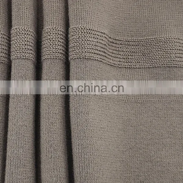 Wholesale Premium Quality Hot Selling Knitted Flats 1x1 Polyester Solid Rib Knit Fabric photo-4