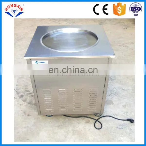 High Quality Single Pot Commercial Fried Ice Cream Roll Machine for Sale photo-3