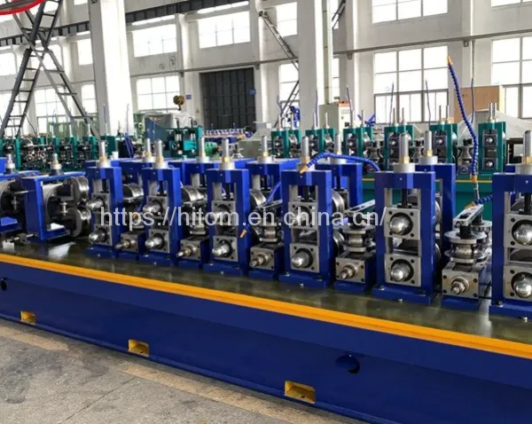 High Efficiency Quick Change System Round Square Carbon Steel Tube Mill Line