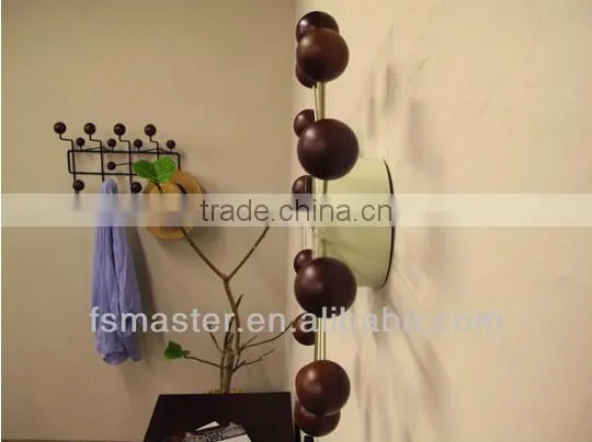 Walnut Ball Clcok Wall Clock photo-3