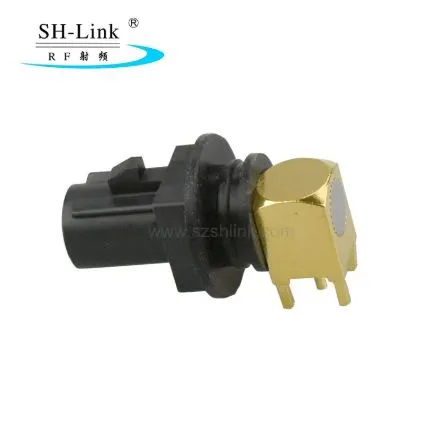 Fakra Car Connector for PCB Long Male Connector 90 Degree with Waterproof Type a