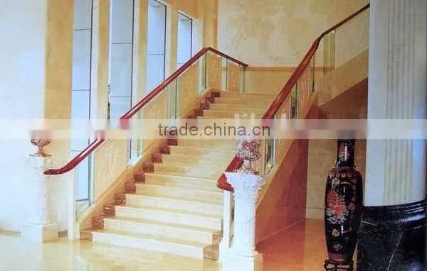 150x30x3cm Cheap Polished Beige Marble Stair Cover Tiles photo-2