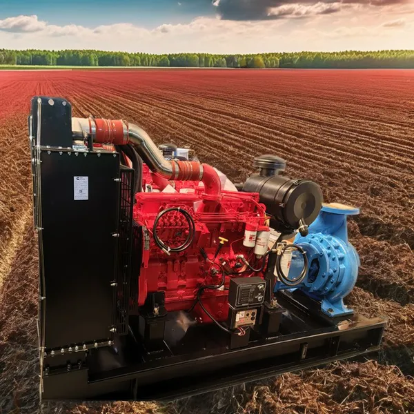 Good Price cummins 255kw 6LTAA8.9-P340 Engine Power Water Pump Set for Sale