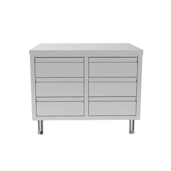 Modular Drawer Cabinet System with Interlocking Design for Factories