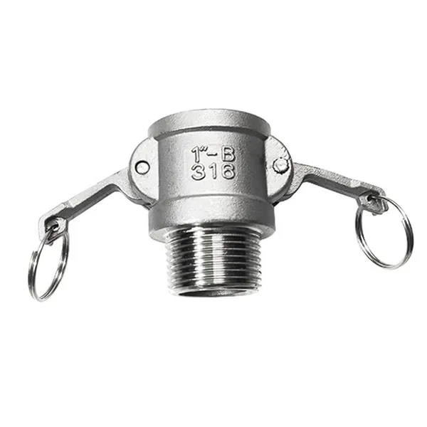 Stainless Steel Quick Connector Type b, Cast for Engineering Vehicles and Tank Trucks, Quick Installation and Connection Ferrule Threaded Connector for Pipelines photo-5