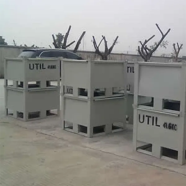 Heavy Duty Metal Logistics Box Fixed Foldable Stackable Design photo-2