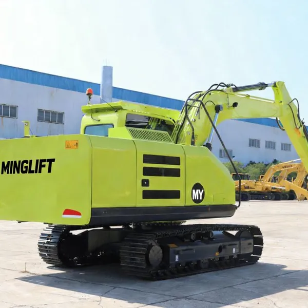 MY130EX Lithium Battery Excavator 105kw Power 14.2T Operating Weight 0.66m³ Bucket Loader