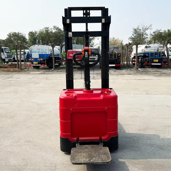 High Capacity 1ton 1500kg 1.5t Electric Stacker Reinforced Structure and Efficient Lifting for Heavy Cargo Electric Stacker photo-3
