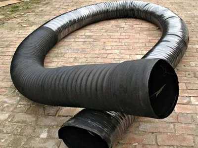 Flexible Telescopic Exhaust Rubber Hose For Dust Waste Gas Extraction In Coal Mine