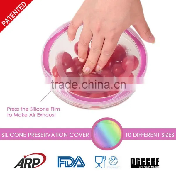 Top Quality Durable Silicone Bowl Lids