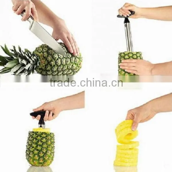 Multi-function Pineapple Peeler Corer Slicer Stainless Steel Apple Peeler Corer Slicer photo-5