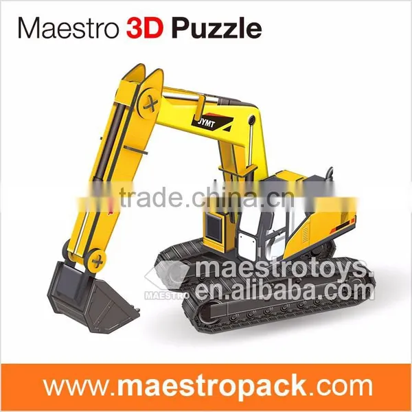 49PCS TRENCHER Transportation 3d Puzzle