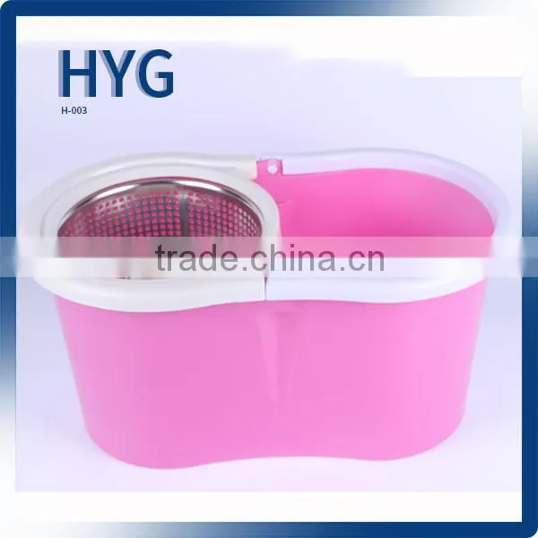 Hot Selling Stainless Steel Basket Microfiber Spin Mop With Low Price photo-2