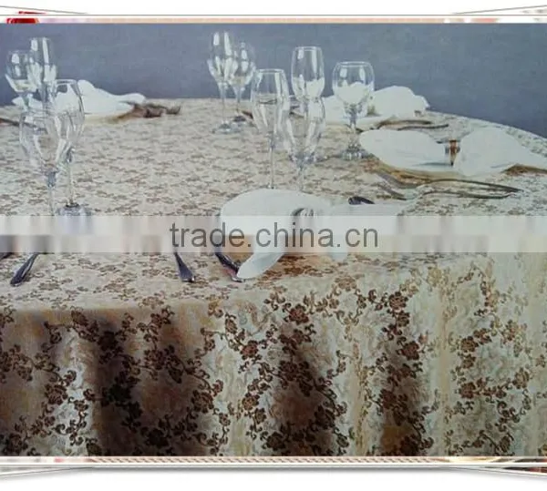 100%Polyester Jacquard Table Cloth