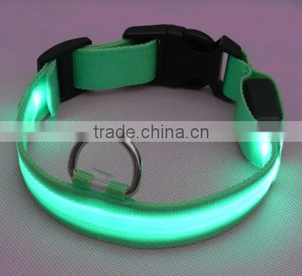 2.5cm Mesh Structure Led Bright Pet Collars for Dogs, 4 Sizes 6 Colors Support Mixed Wholesale photo-5