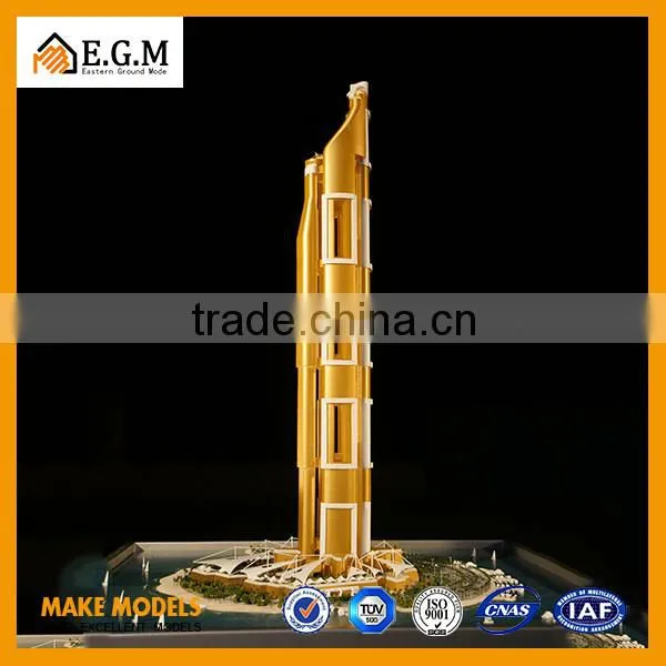 1: 1000 Architecture Building Scheme Model/Saudi Kilometer Tower Scheme Model photo-2