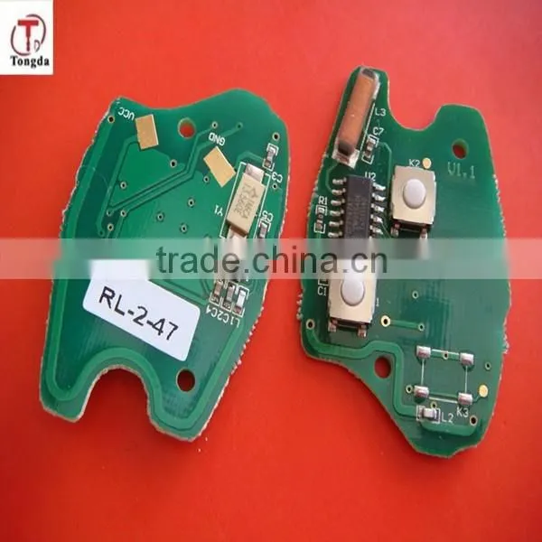 Look! Tongda Car Key ,remote Key /2B&3B Remote Key 433mhz 7947 Chip for Renault photo-3