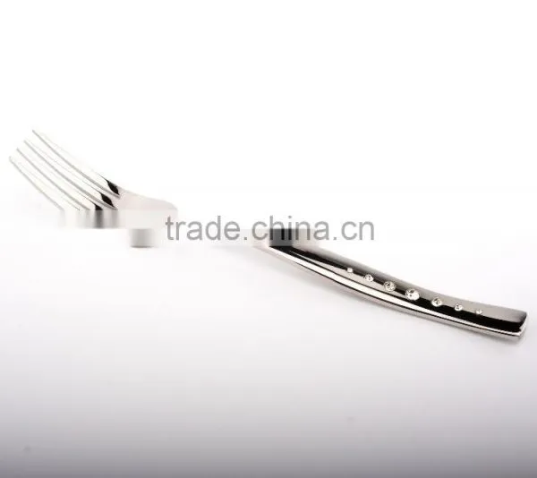 18/8 Stainless Steel Table Dinner Knife With Crystal Stone photo-5