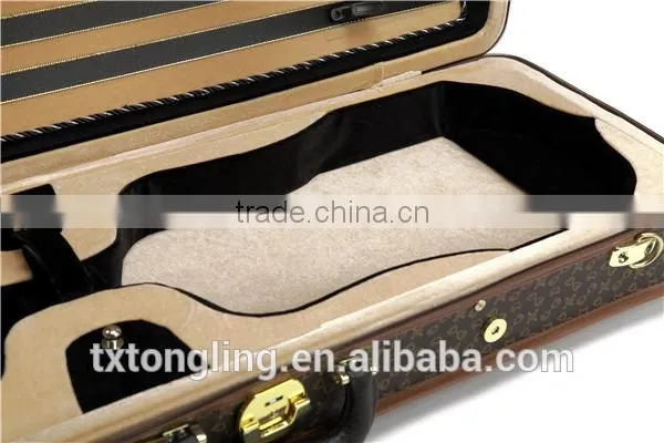 High Grade Leather Violin Case With Lock photo-4