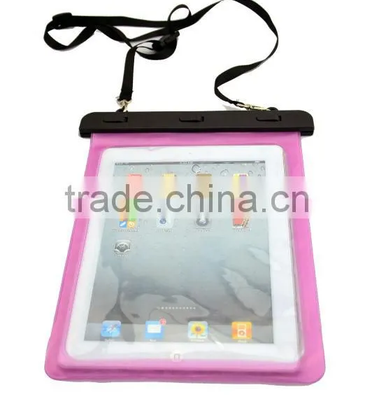 Factory Plastic Pvc Waterproof Bag for Ipad Touch Clear Transparent Window
