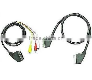 Copper Usb Scart Cable,42pin Scart to Scart Cable