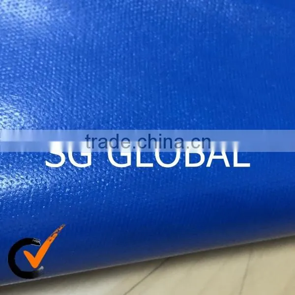 Supply Navy Blue Pvc Tarpaulin Fabric Roll photo-3