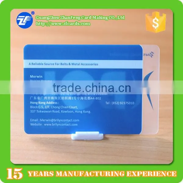 Factory Price Clear Business Transparent Card photo-4