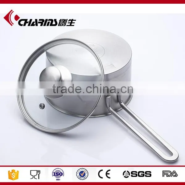 Stainless Steel Covered Sauce Pan Induction Ready Stainless Steel Saucepan photo-3