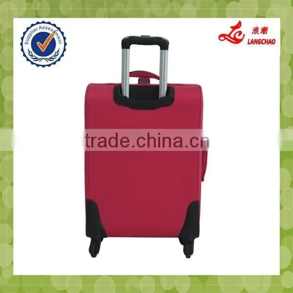High Quality Universal Wheels New Design Carry-on Luggage Pink Nylon Luggage Set photo-6