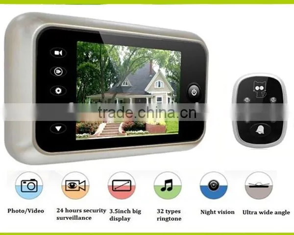 Hot Sales 3.5inch Infrared Digital Door Peephole Viewer for Security Monitor photo-3