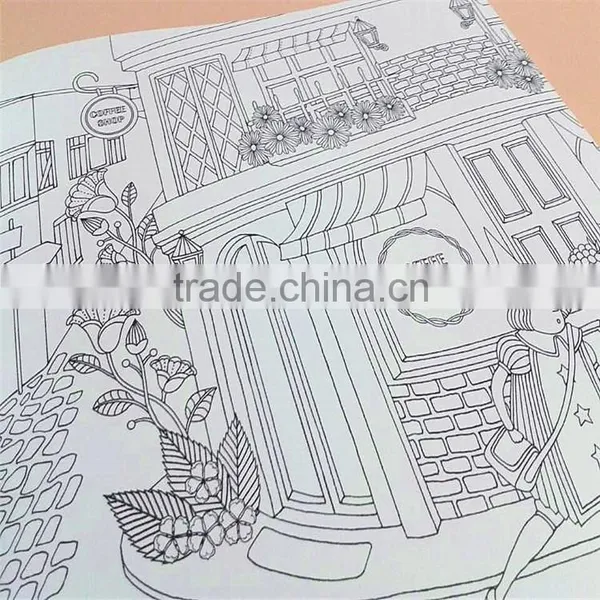 2015 Hot Sale Chinese Version Decompression Hand-painted Secret Garden Fantasy DreamColoring Book photo-6
