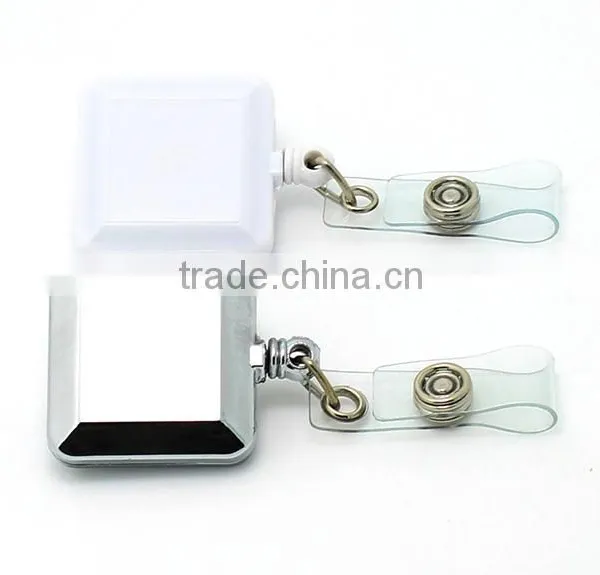 Customized Square Badge Reel, Customized Badge Reel