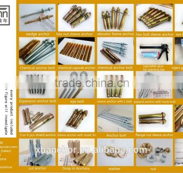 Din934 4.8grade Nut M16 With Zinc Palted Fastener Made in Hebei Handan photo-2