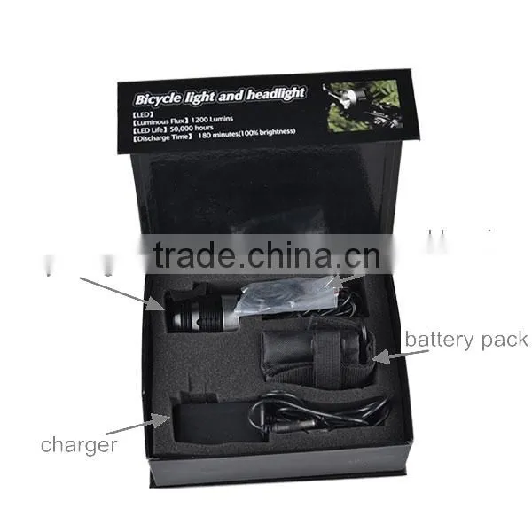Waterproof Highlight Rechargeable T6 LED Bicycle Lamp Quality Choice photo-4