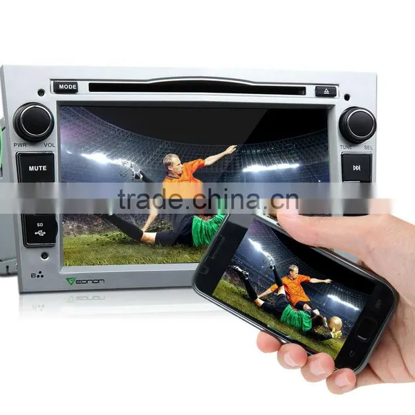EONON GM5155 Sliver 7 Inch Digital Touch Screen Car DVD Player With Screen Mirroring Function& Built-in GPS For OPEL