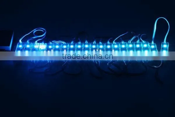 3LEDs WS2811 Outdoor Led Smd Pixel Module Screen,3pcs 5050 RGB SMD LEDs,DC12V Input,20pcs a String,75MM*15MM,Waterproof IP67 photo-2