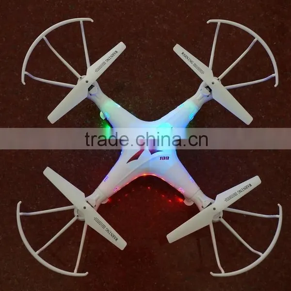 Professional Drone 2.4G 4ch 6axis Gyro Plastic Type Camera Drone With LED Light 0.3 2.0mp Camera photo-3