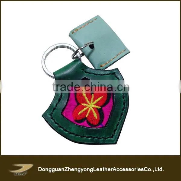 Latest Design Popular Handmade Leather Needlepoint Keychain photo-4