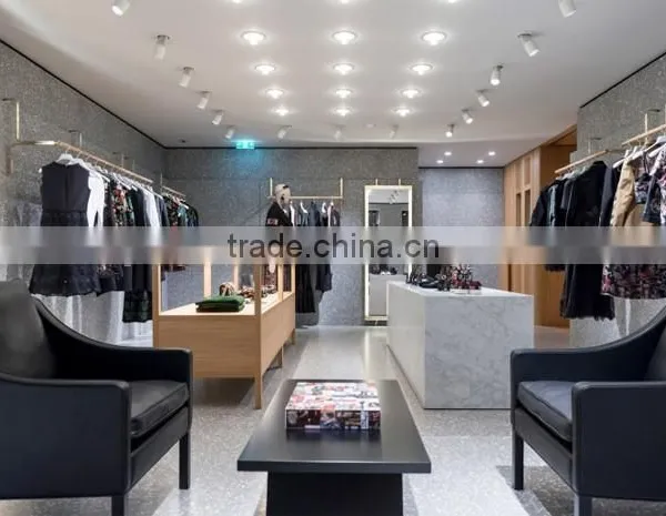 Tailor Made Attractive Modern Fashion Retail Cloth Shop Decoration photo-3