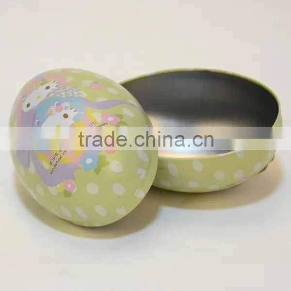 Egg Shape for Christmas Gift With Attractive Design Tin Box photo-2
