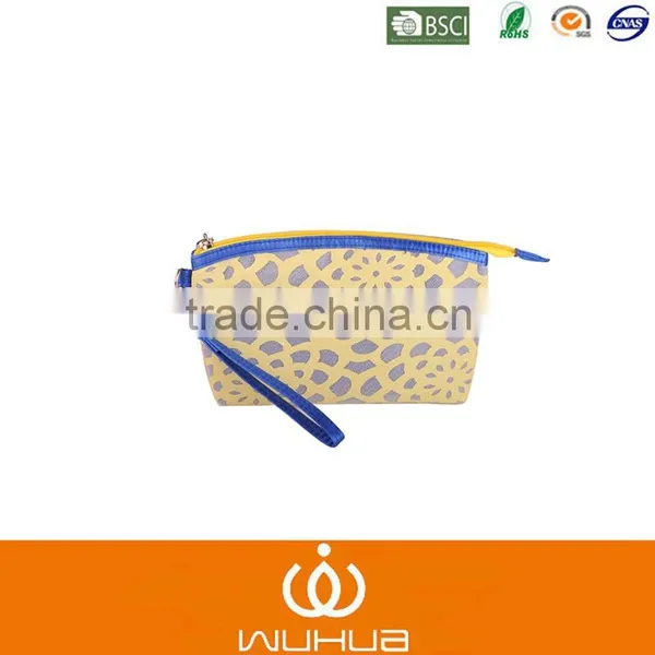 Polyester Flower Custom Cosmetic Bags for Women photo-6