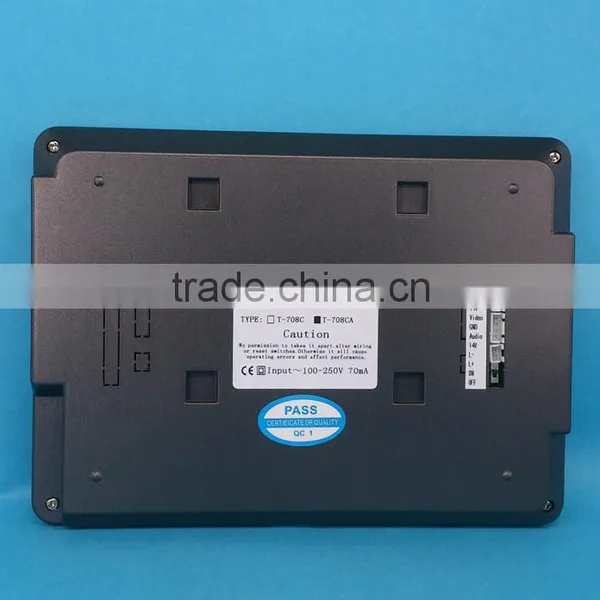 7 Inch TFT-LCD Screen Smart Home Automation Video Door Phone Intercom System Ding Dong Door Bell Video Door Bell photo-3