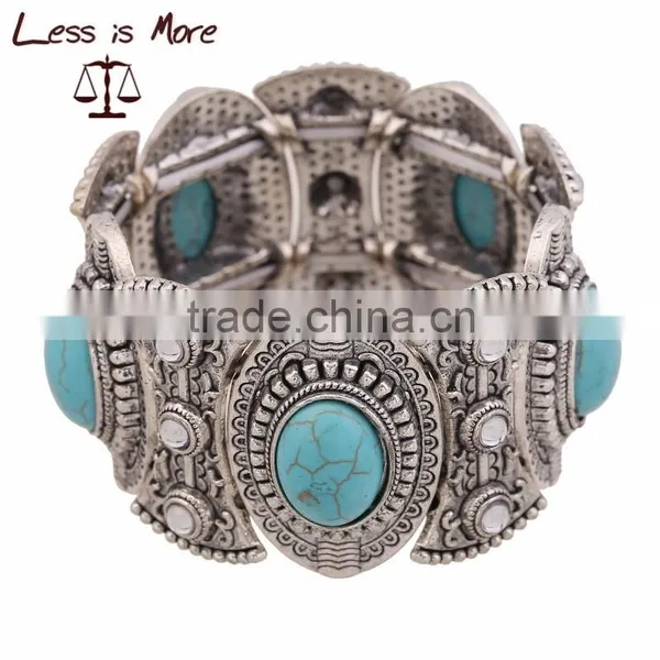 New Design!! Lady Turquoise Charm Bracelet , Fashion Titanium Bracelet