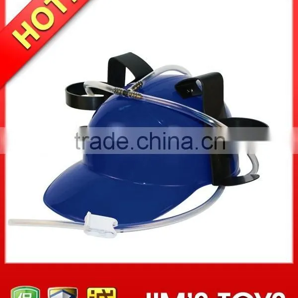 Best Promotion Beer Helmet With Straws Drinking Cap Beer Hat photo-3