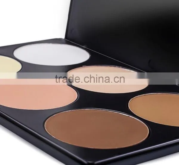 6 Color Face Powder Foundation Waterproof Powder Foundation photo-4
