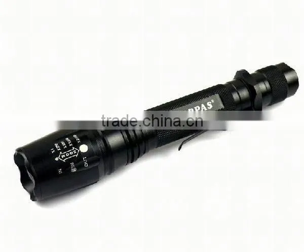 Hot Sale V2-858 18650 Battery Rechargeable Long Distance Torch Xm-l T6 Bright Led Waterproof Flashlights photo-5