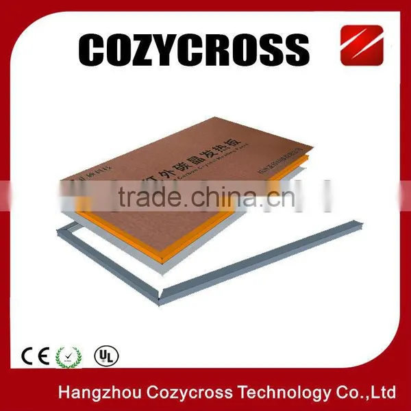 Floor Carbobn Fiber Film With CE ROHS ISO9001, 3rd Largest Manufacture for IR Carbon Crystal Fiber Heating Panels